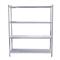 不锈钢板式四层存放架（拆装式）货架
